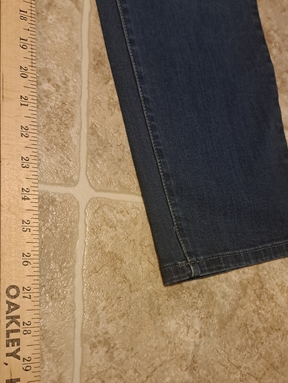 Sonoma Straight-Leg Dark Blue Women's Jeans Size 14R. - Picture 8 of 11